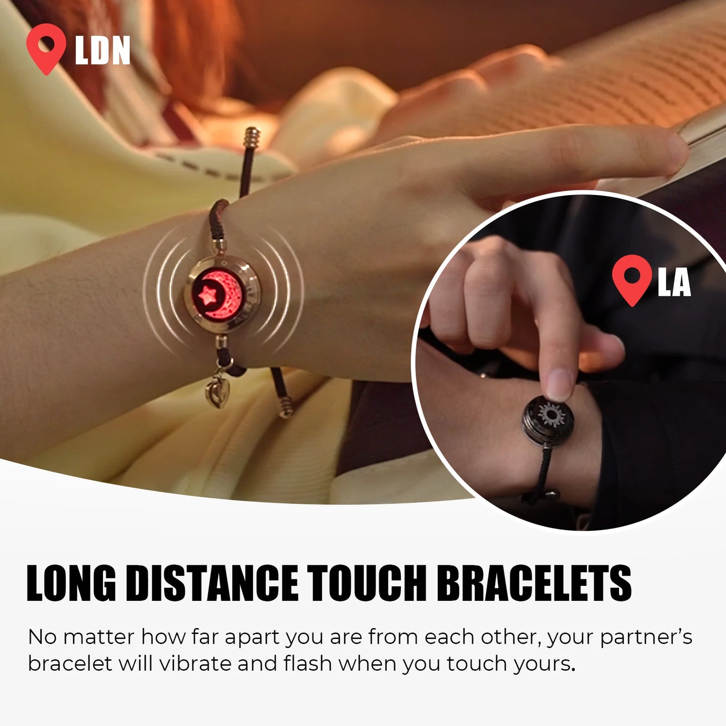 Long Distance Touch Bracelet